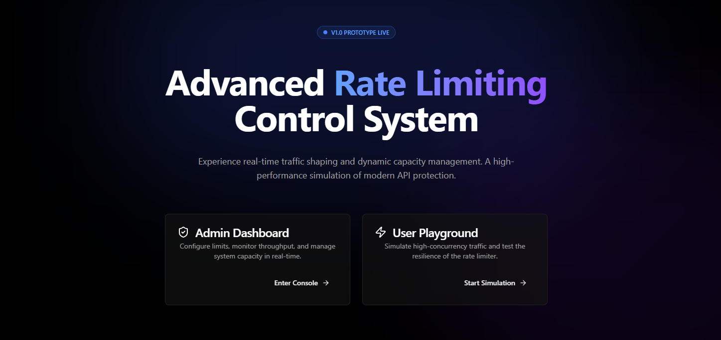 Dynamic Rate Limiter PoC